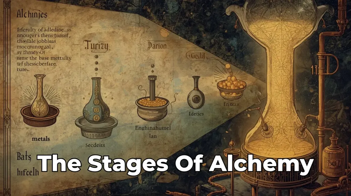 Alchemy Stages Nigredo to Rubedo: The Inner Transformation Map