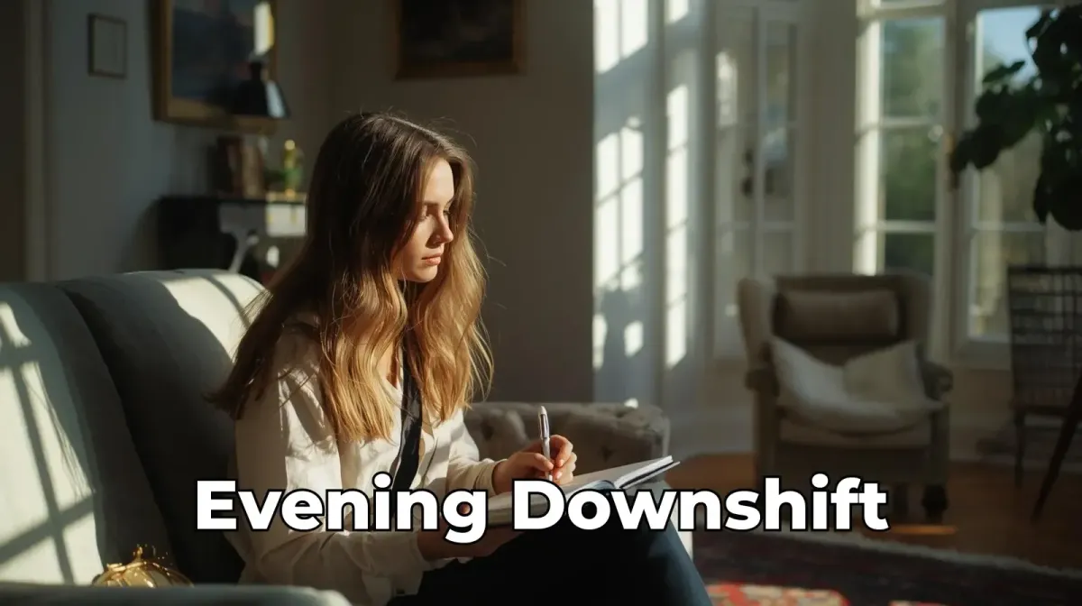 Evening Downshift for Sensitive Brains