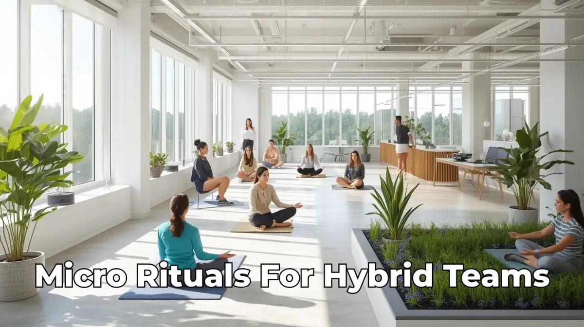 Micro rituals for human connection: Daily practices for hybrid teams