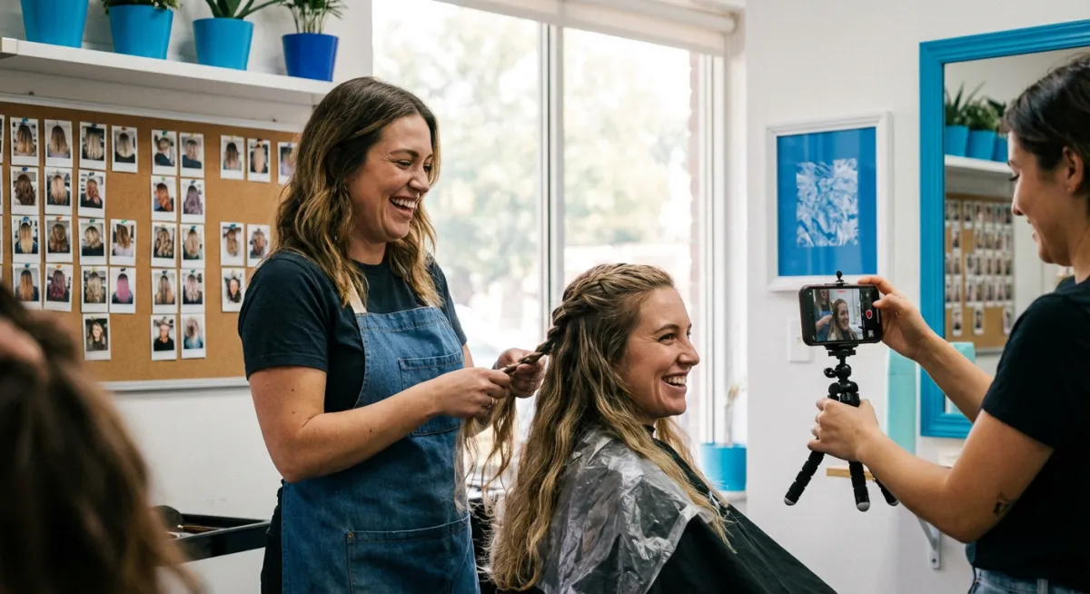 Social Media Stärke für Massage- und Friseurstudios