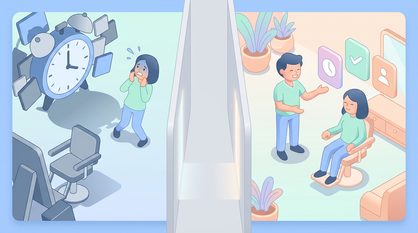 Friseure: Kunden sanft und effizient zum Termin führen