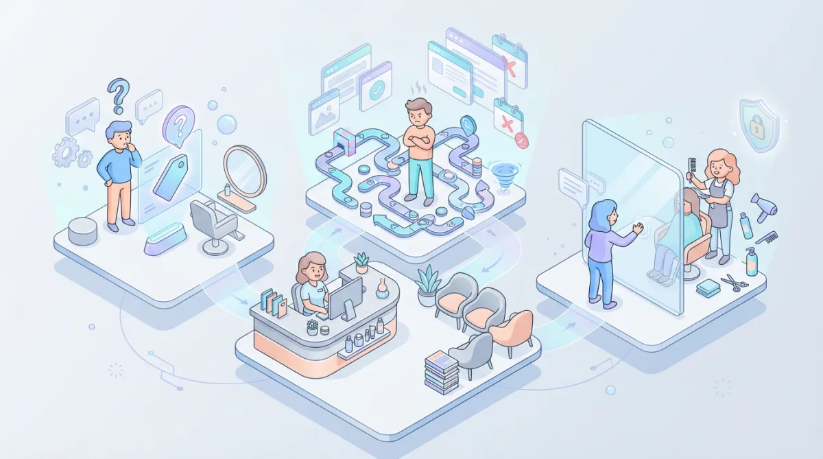 Warum Kunden abspringen, bevor sie buchen – und wie Friseursalons das verhindern können