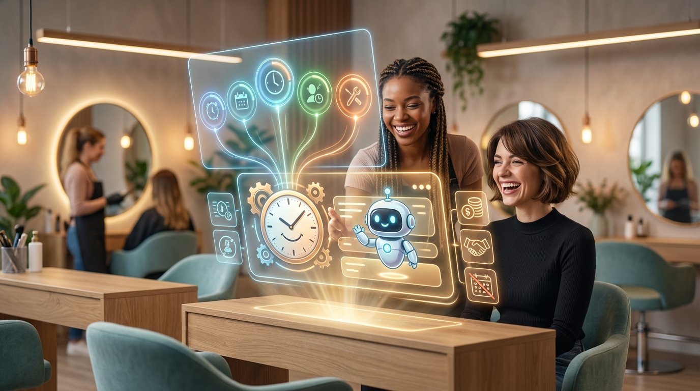 Hero-Bild zum Blogartikel über Online-Terminbuchung im Friseursalon.