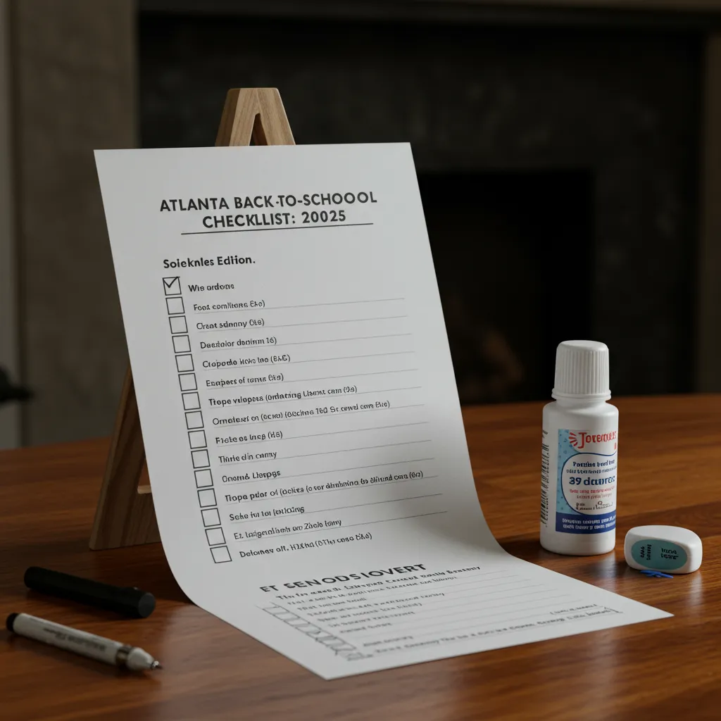 Atlanta Back-to-School Lice Checklist: 2025 Edition
