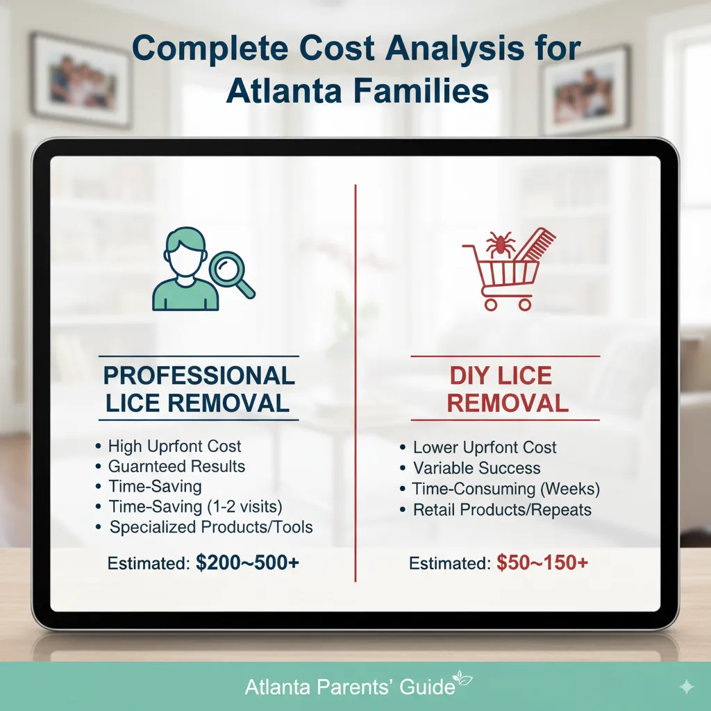 Professional vs DIY Lice Removal: Complete Cost Analysis for Atlanta Families
