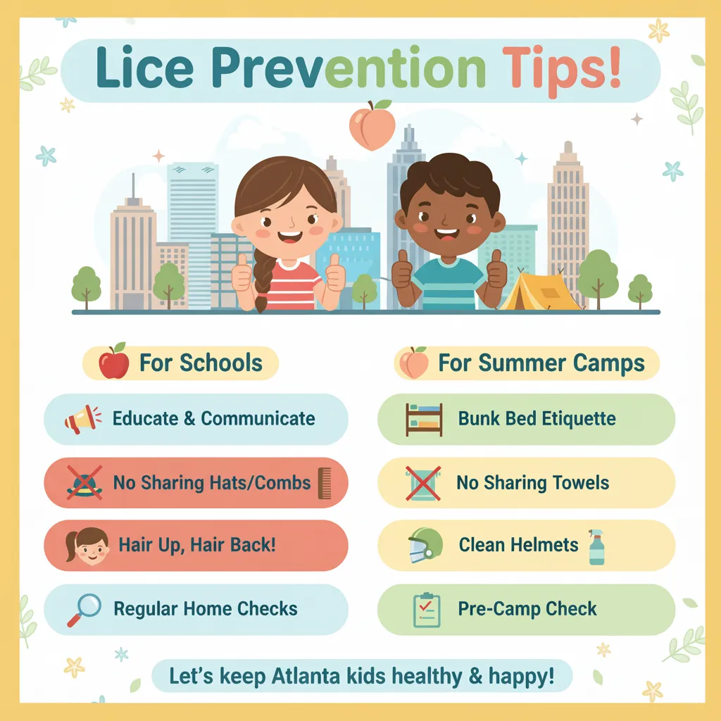 Lice Prevention Tips for Atlanta Schools and Summer Camps