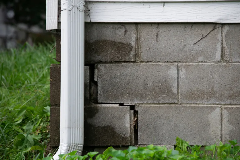 Foundation crack