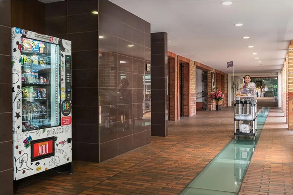 maquina vending en edificios