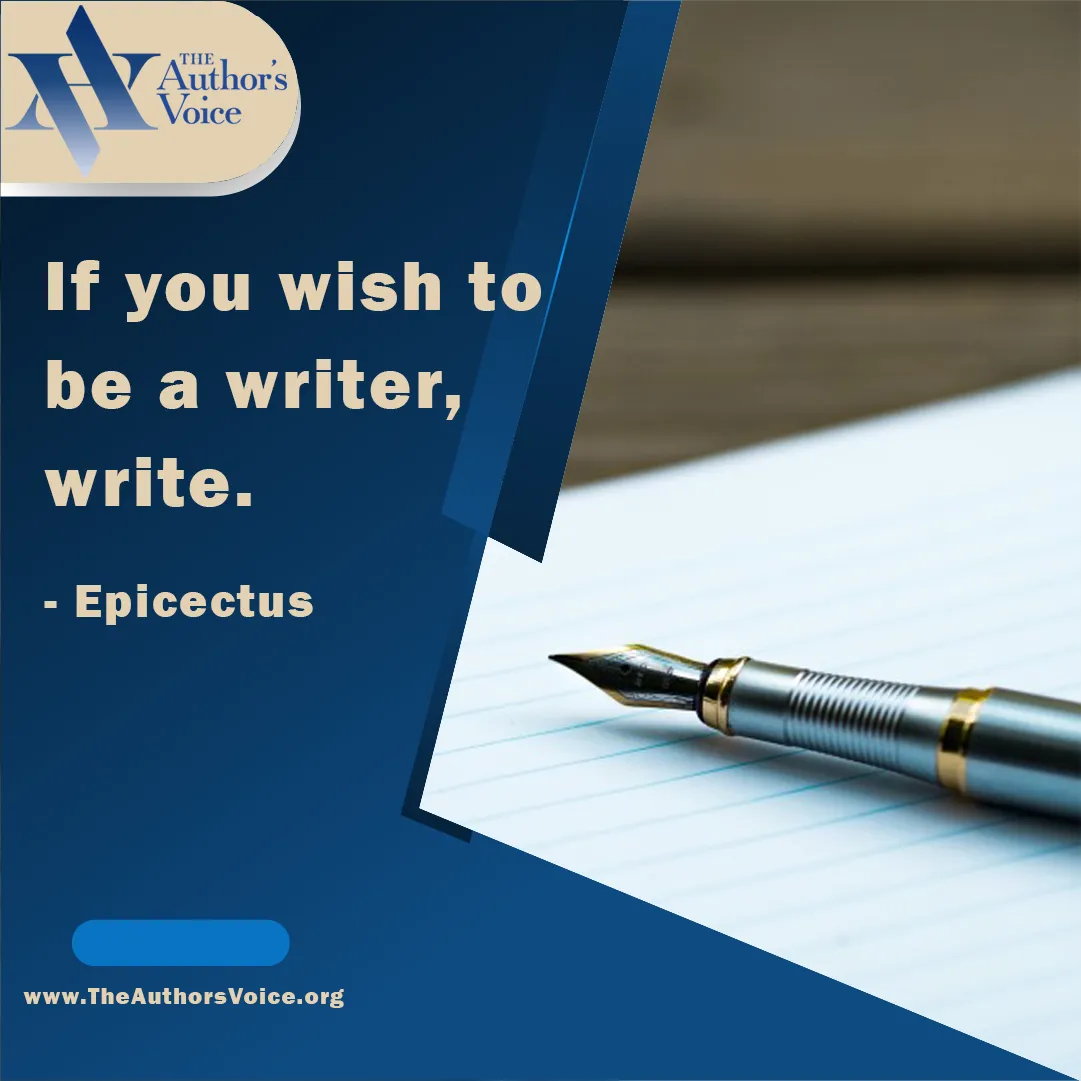 If you want to be a writer, write