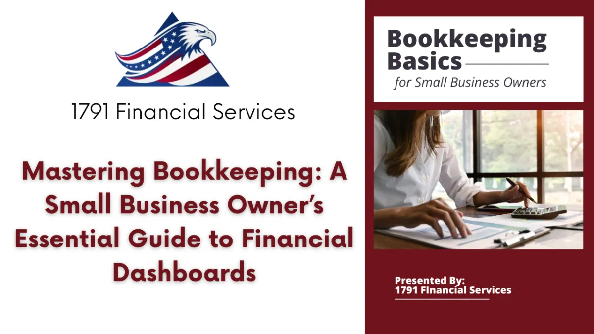 Mastering Bookkeeping: A Small Business Owner’s Essential Guide to Financial Dashboards