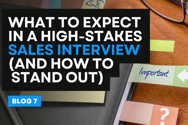 What to Expect in a High-Stakes Sales Interview

(and How to Stand Out)