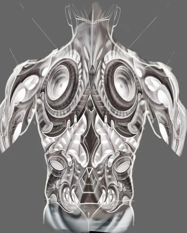 Phil Robertson - Biomech back art