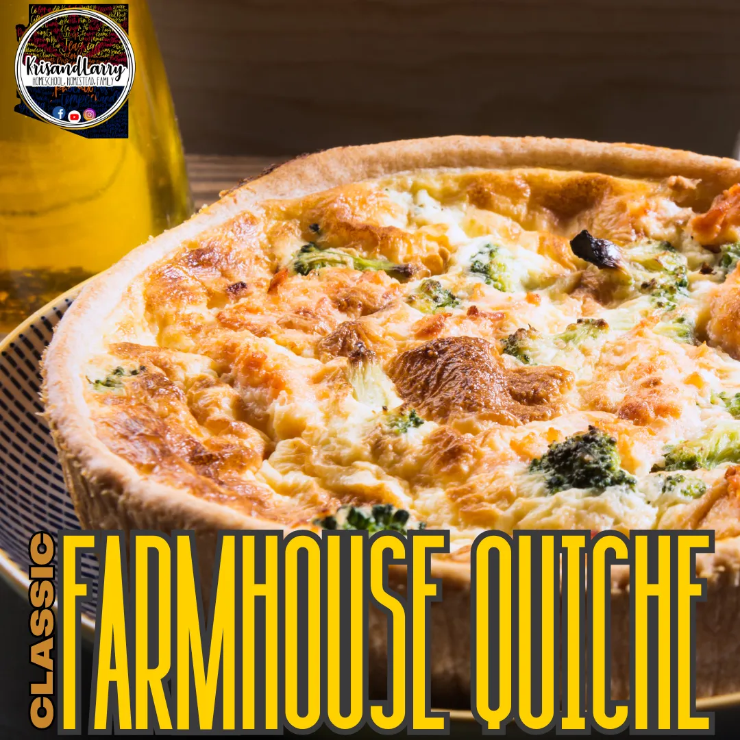 Classic Farmhouse Quiche - KrisandLarry.com