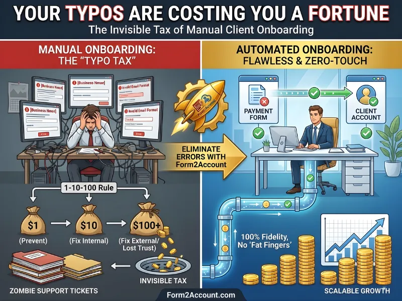 Your Typos Are Costing You A Fortune: The Invisible Tax of Manual Client Onboarding