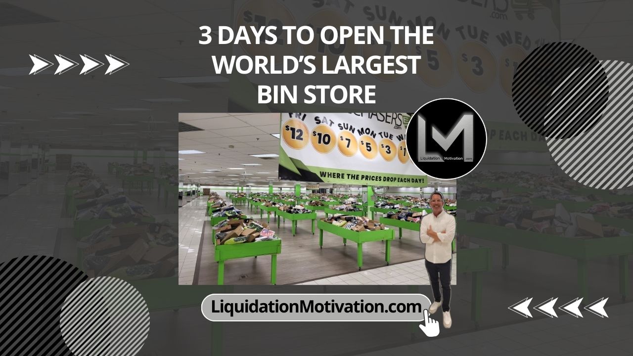 3 Days to Open the World’s Largest Bin Store: 86,000 Sq Ft, 200 Bins