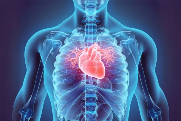 Human heart that  has some complications