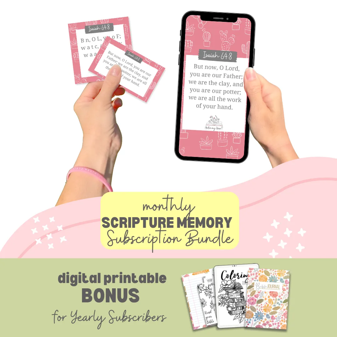 Simplify Scripture Memorization: The Benefits of Subscribing to a Monthly Scripture Memory Bundle