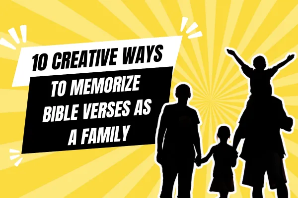 yellow black background with family silhouette