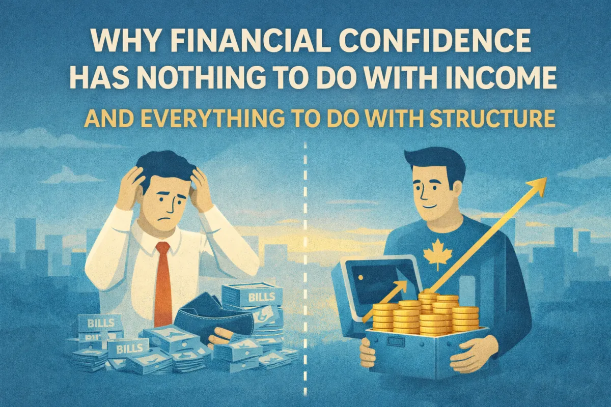 Why Financial Confidence Has Nothing to Do With Income, and Everything to Do With Structure
