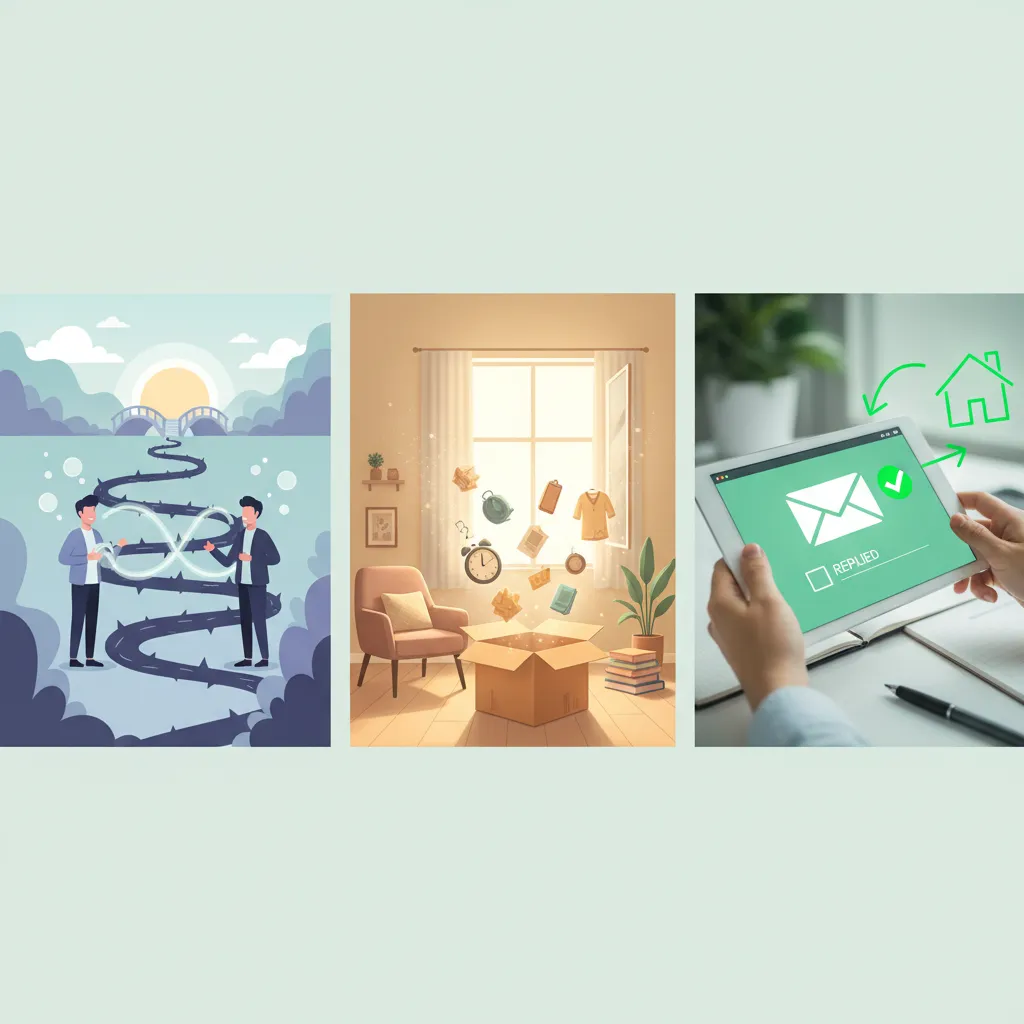 Conversaciones difíciles y casa ligera: cómo vivir con más calma