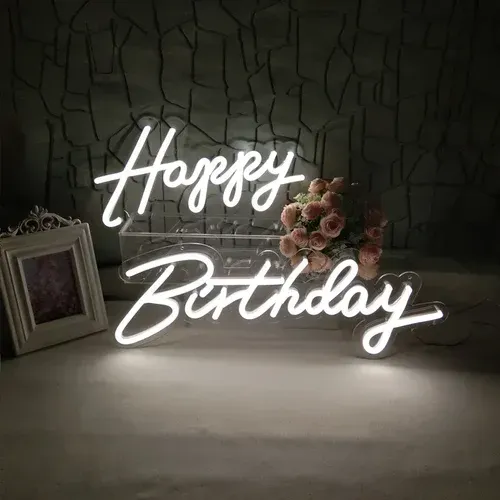 Creative Ways to Transform Your Party with Happy Birthday Neon Lights