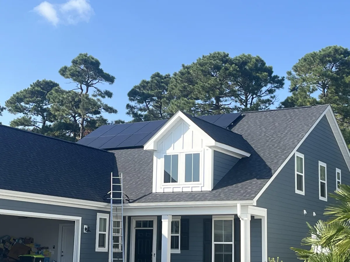 Solar Panels on a roof