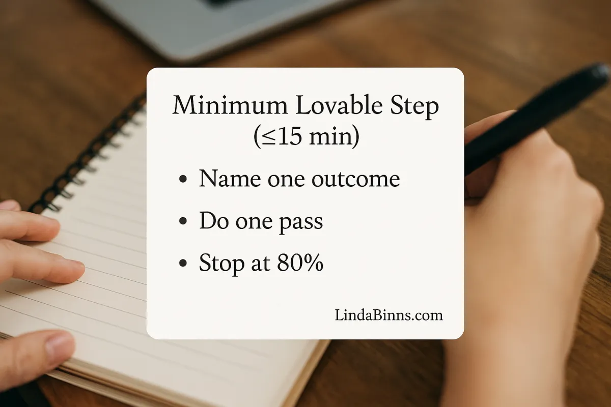 Perfectionism Recovery: Build Your Micro-Permission Muscle