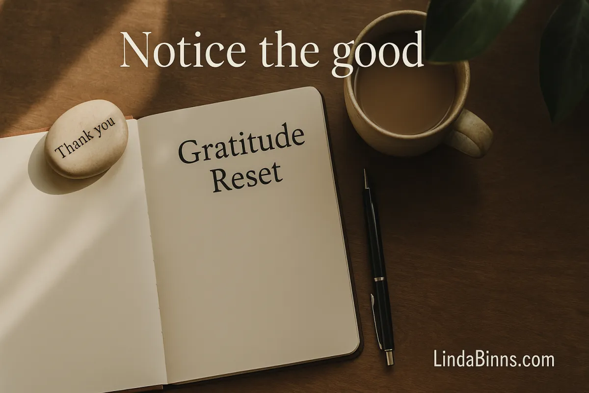 The 7-Day Gratitude Reset: A Gentle Challenge for Sensitive High-Achievers