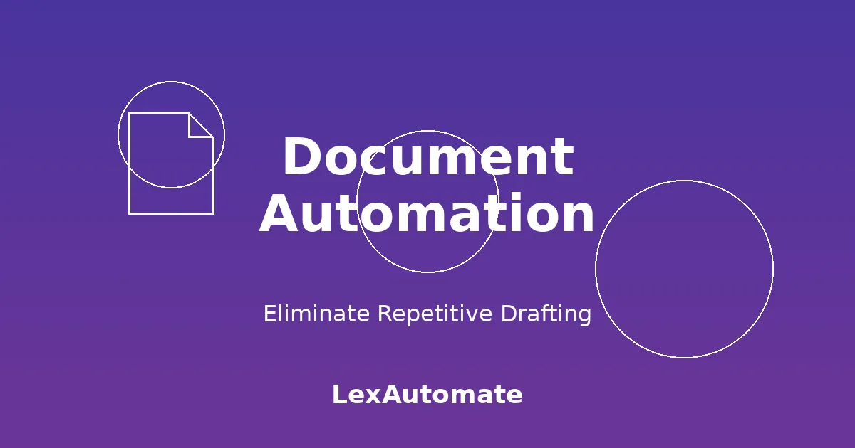 Document Automation for Law Firms