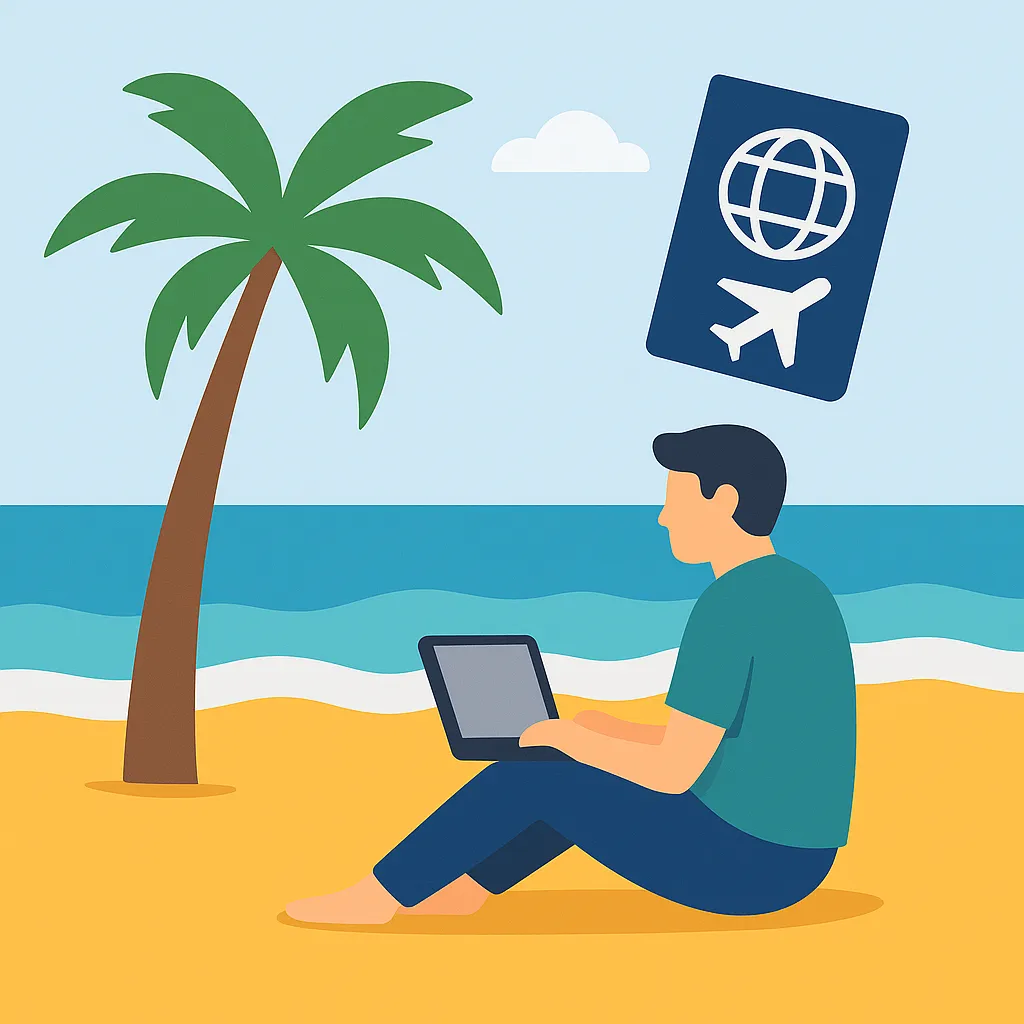Travel freedom and digital lifestyle