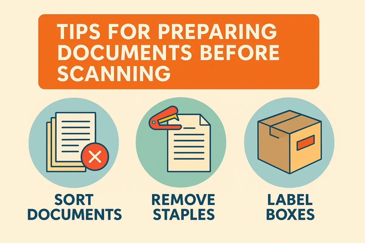 Tips for Preparing Documents Before Scanning