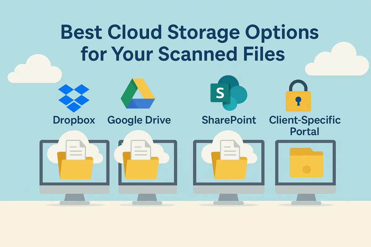 Best Cloud Storage Options for Your Scanned Files