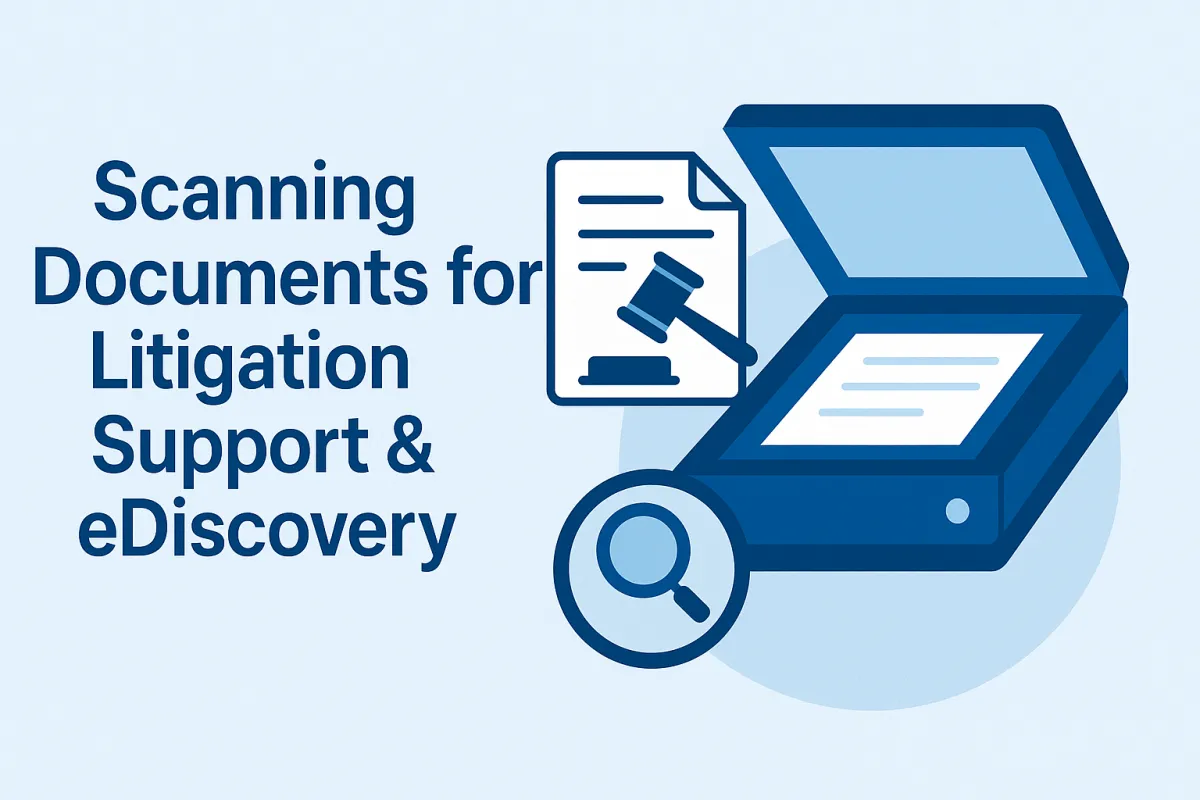 Scanning Documents for Litigation Support & eDiscovery