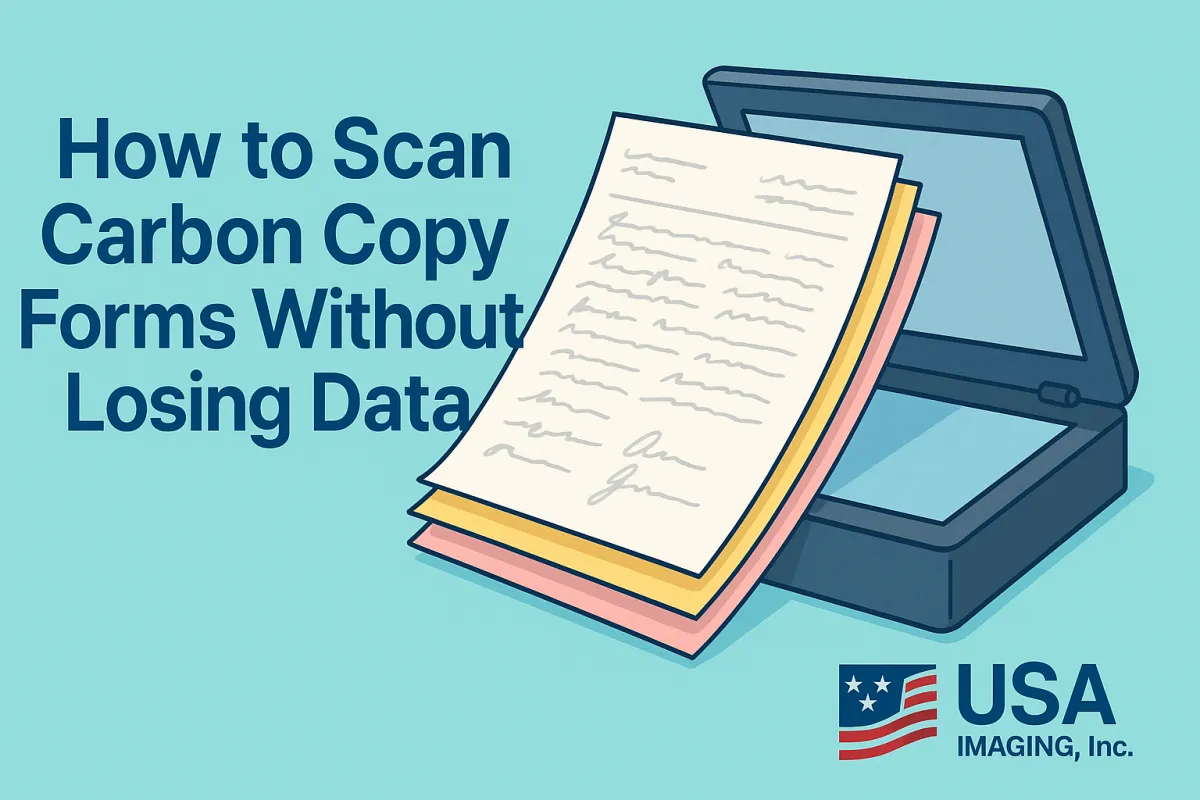 How to Scan Carbon Copy Forms Without Losing Data