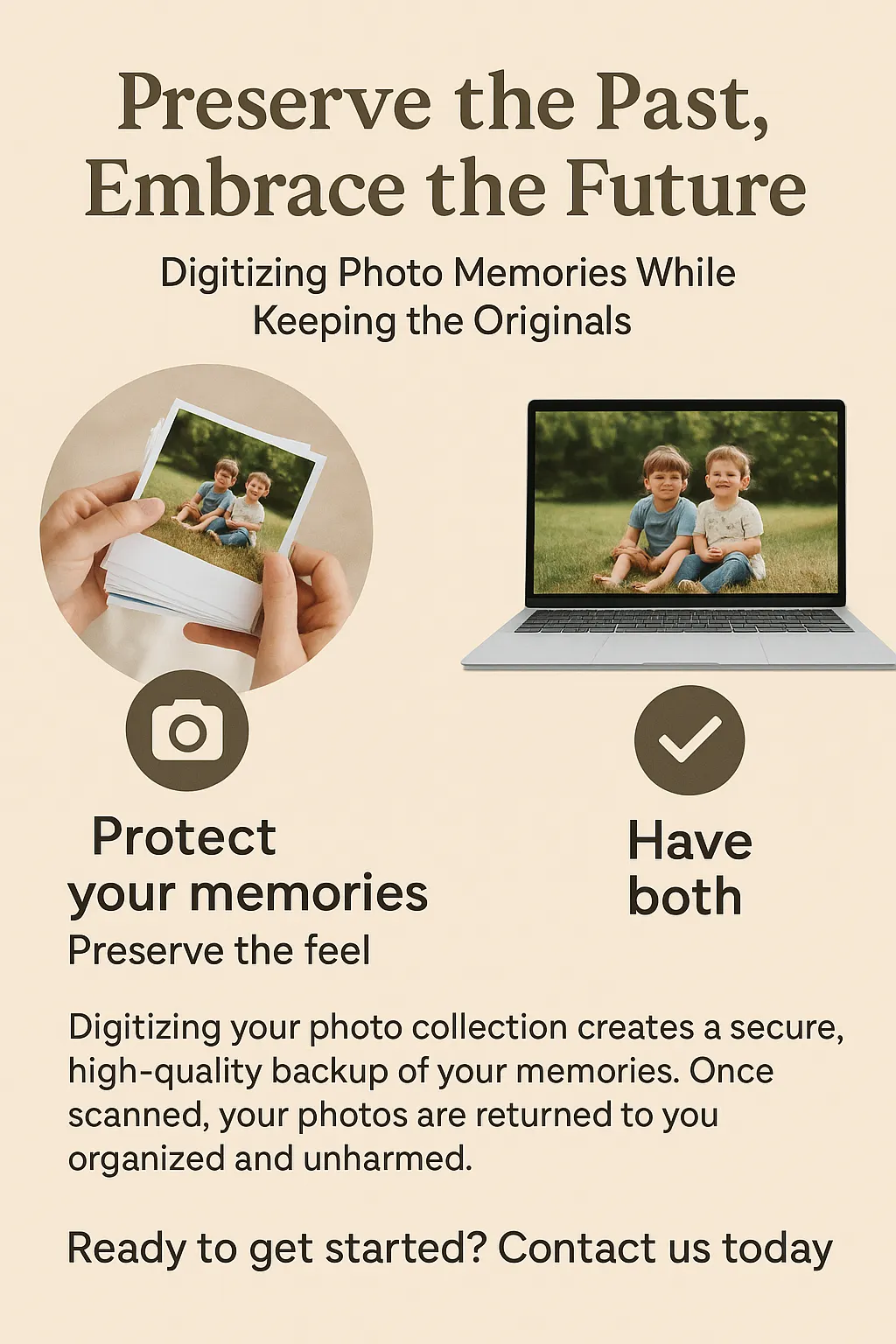 Preserve the Past, Embrace the Future: Digitizing Photo Memories While Keeping the Originals