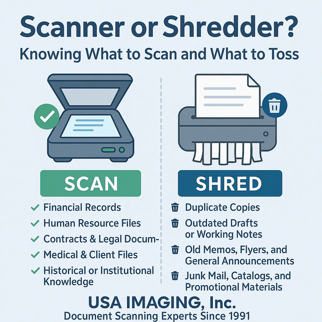 Scanner or Shredder? Knowing What to Scan and What to Toss