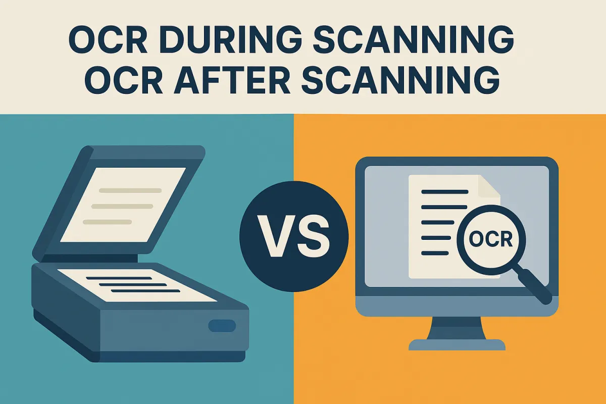 OCR During Scanning vs. OCR After Scanning: What’s the Best Approach?