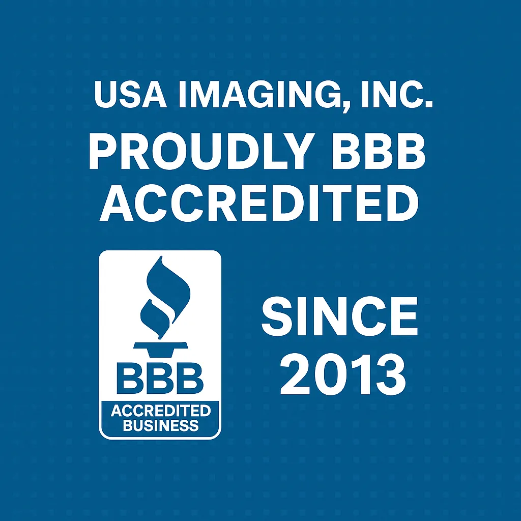 Trust Earned: USA IMAGING, Inc. Proudly BBB Accredited Since 2013