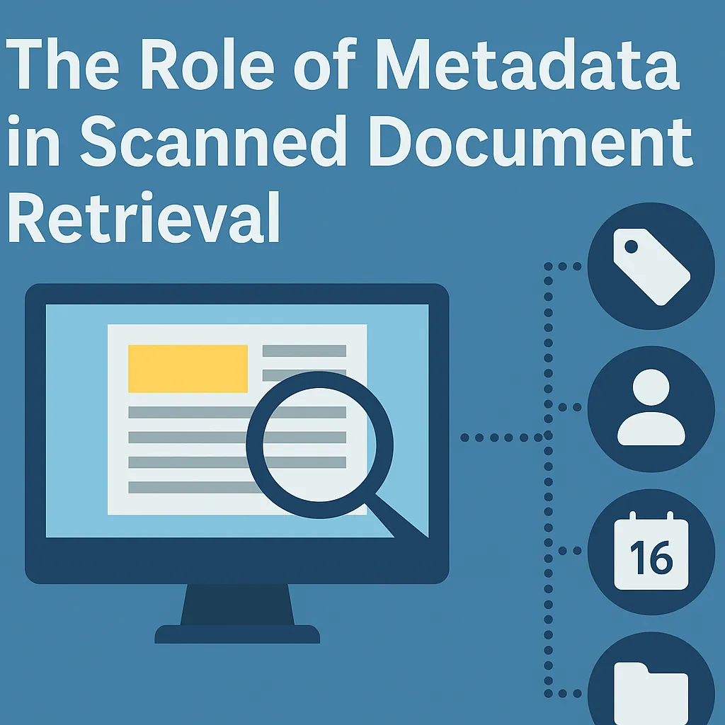 The Role of Metadata in Scanned Document Retrieval