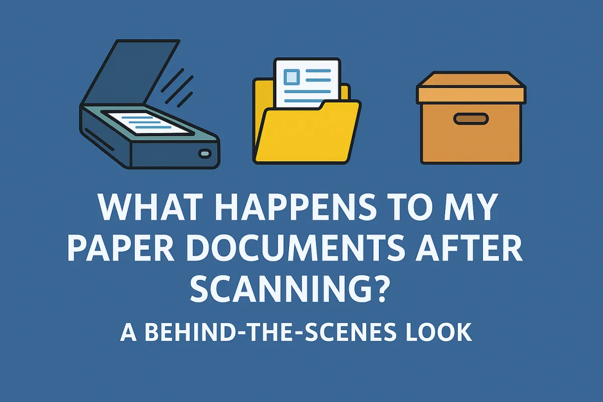 What Happens to My Paper Documents After Scanning? A Behind-the-Scenes Look