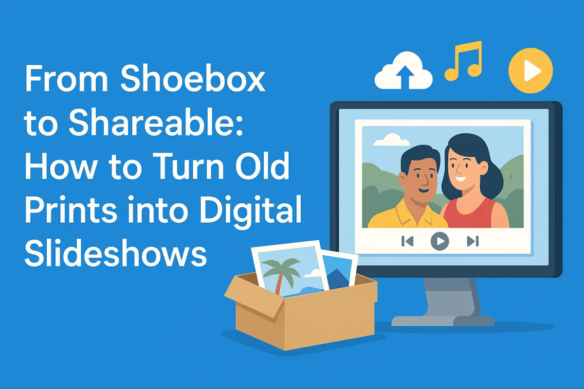 From Shoebox to Shareable: How to Turn Old Prints into Digital Slideshows