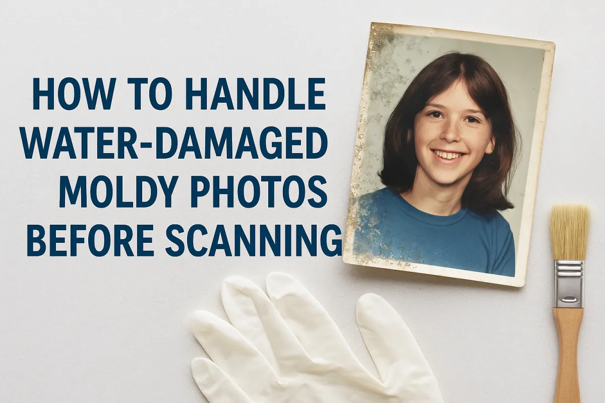 How to Handle Water-Damaged or Moldy Photos Before Scanning