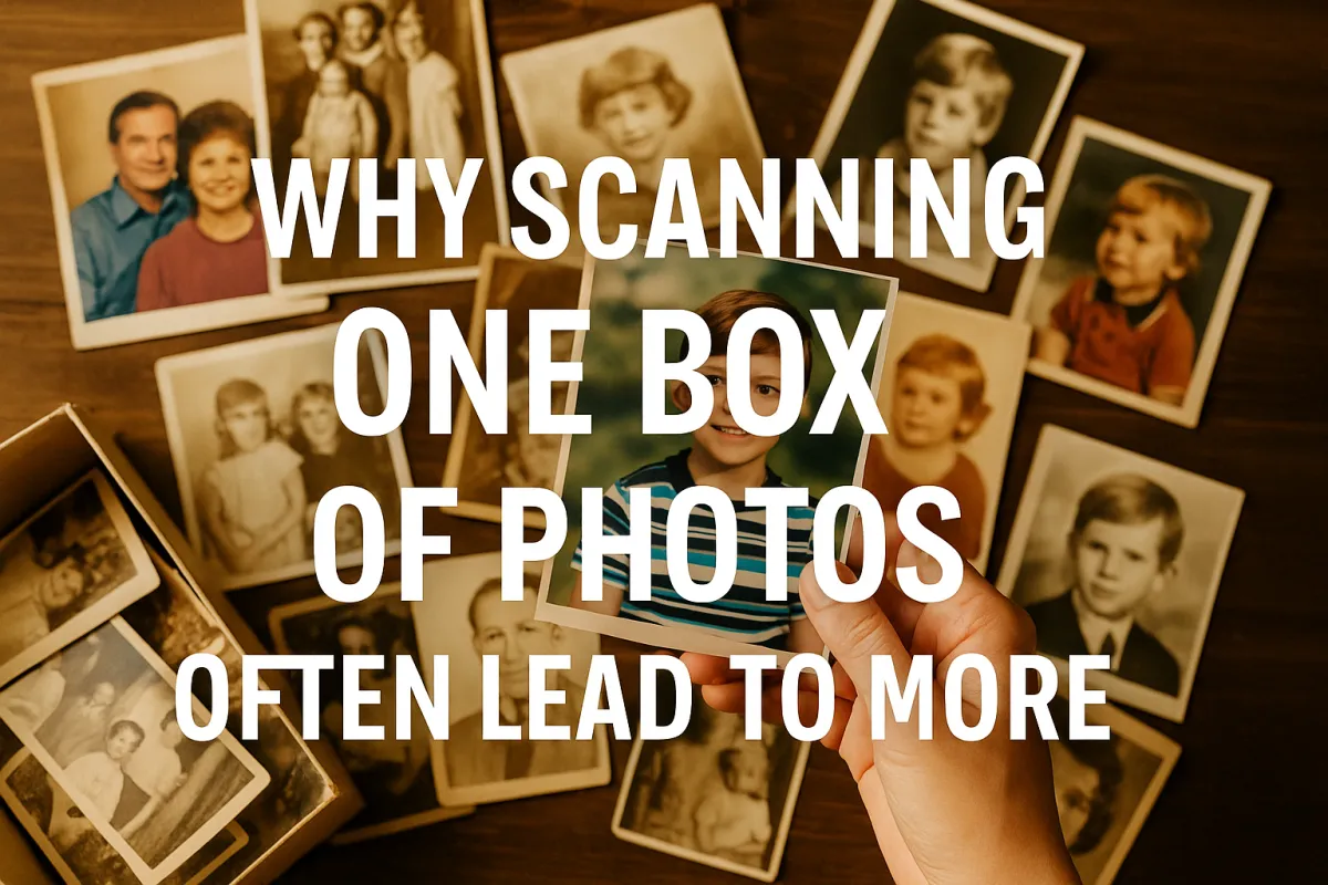 Why Scanning One Box of Photos Often Leads to More