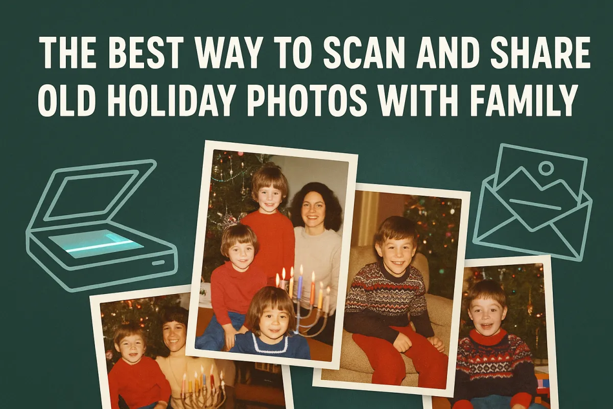 The Best Way to Scan and Share Old Holiday Photos with Family
