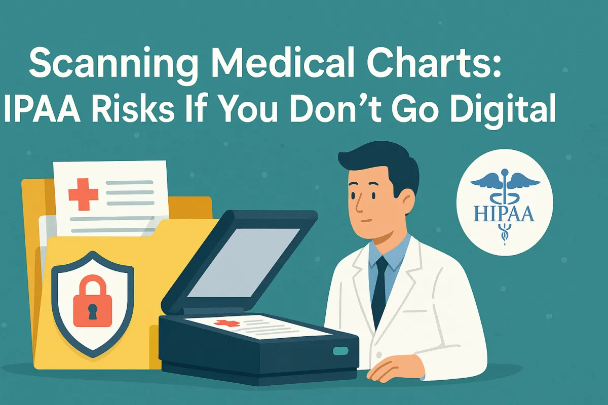 Scanning Medical Charts: HIPAA Risks If You Don’t Go Digital