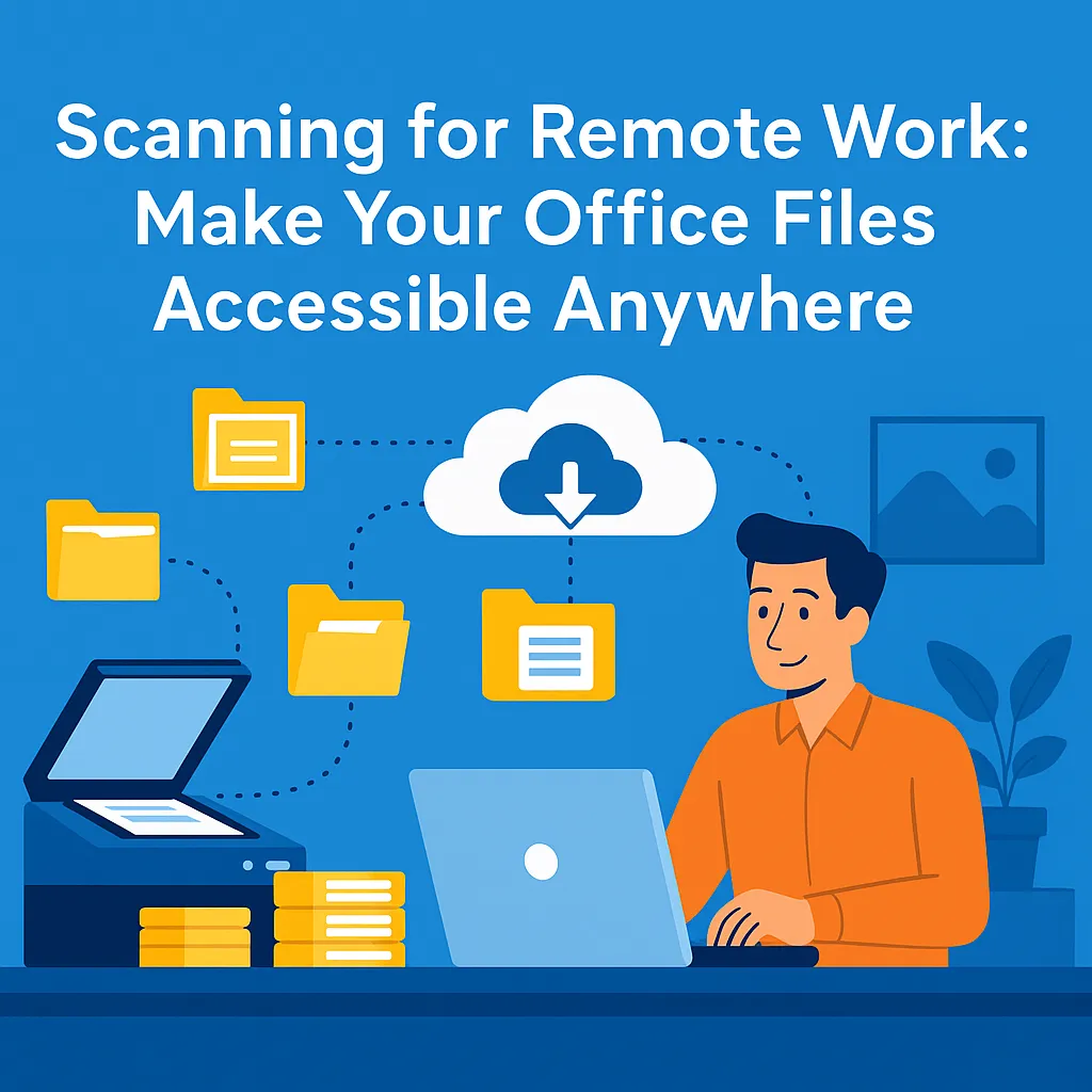 Scanning for Remote Work: Make Your Office Files Accessible Anywhere