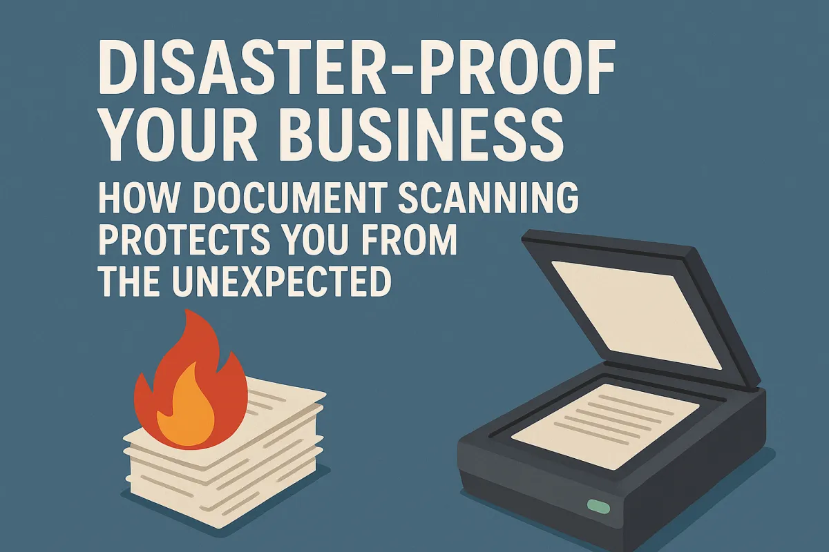 Disaster-Proof Your Business: How Document Scanning Protects You from the Unexpected