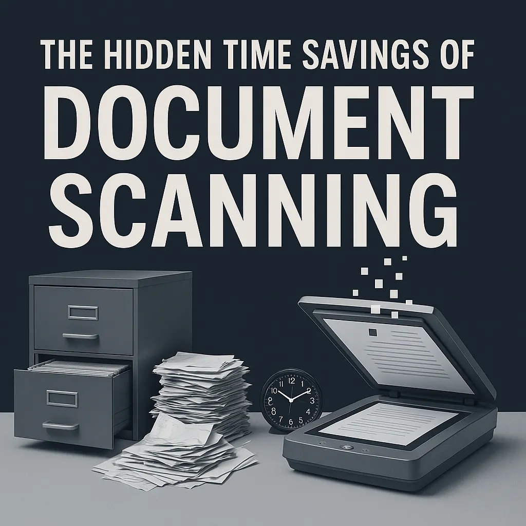 The Hidden Time Savings of Document Scanning: How Much Time Does Paper Really Cost You?