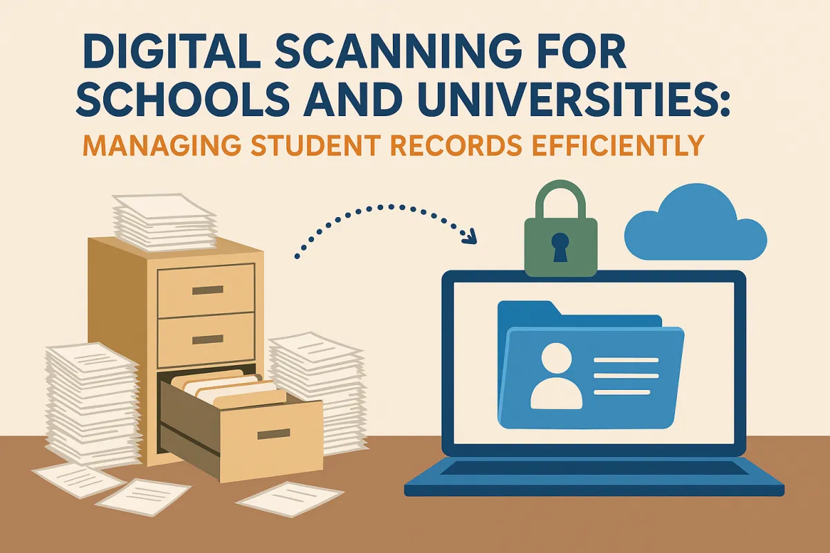 Digital Scanning for Schools and Universities: Managing Student Records Efficiently