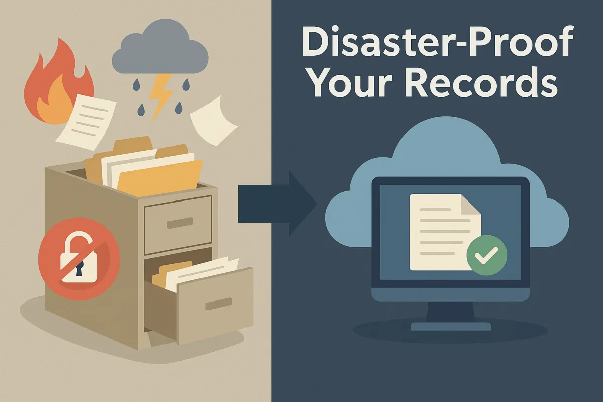 Disaster-Proof Your Records: How Digital Scanning Safeguards Against the Unexpected